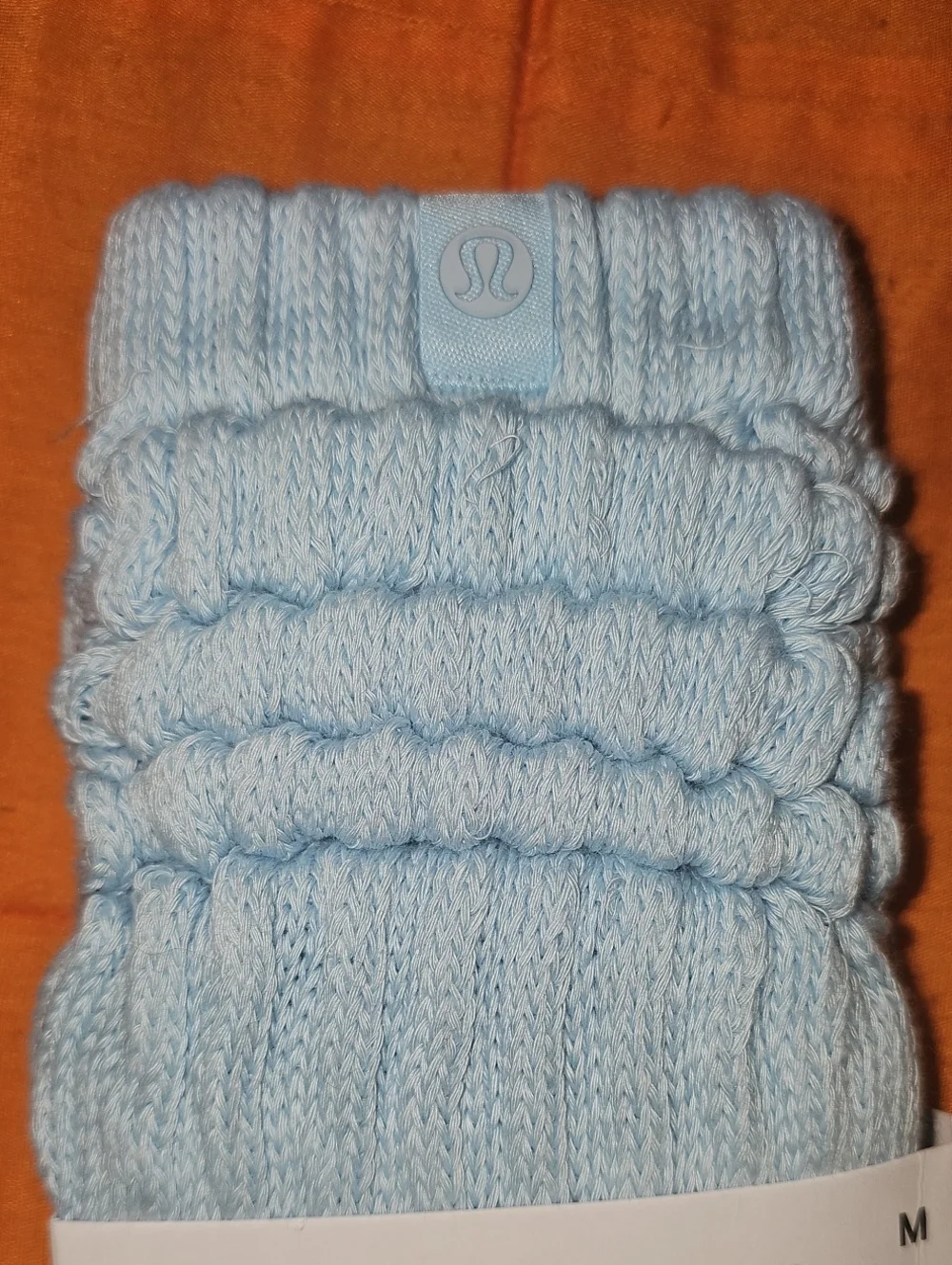 Lululemon Slouch Socks,crew Length! Nwts, FOAM!! Beautiful, Sz Med!